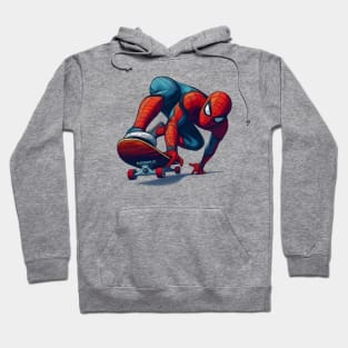 Unleash the Edge: Captivating Anti-Hero Skateboard Art Prints for a Modern and Rebellious Ride! Hoodie